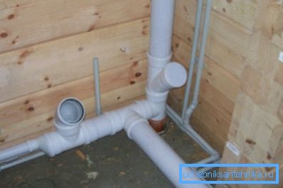 Photos of sewage in a private house