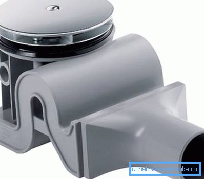 Photo of a compact model of a shower siphon Photo of a compact model of a shower siphon