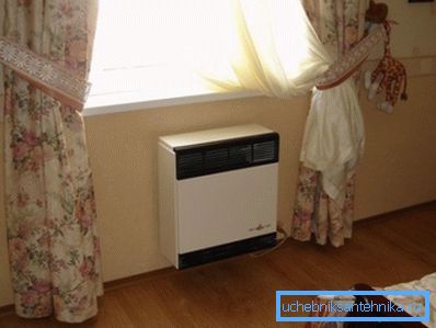 Photo convector on the wall. Photo convector on the wall.