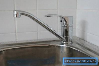 Photo of kitchen faucet Photo of kitchen faucet