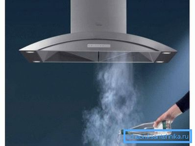 Photo of kitchen hood. Photo of kitchen hood.