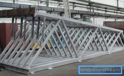Photos of metal structures from the profile pipe Photos of metal structures from the profile pipe