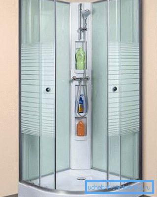 Photo open shower stall Photo open shower stall