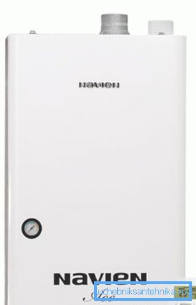 Photo of the heating apparatus provided by the firm Navien Photo of the heating apparatus provided by the firm Navien