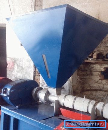 Photos of the production of HDPE / LDPE