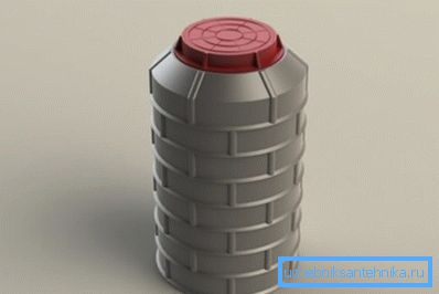 Photo of the simplest plastic caisson. Photo of the simplest plastic caisson.