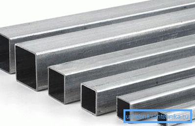 Photo of rectangular tubes of various sizes Photo of rectangular tubes of various sizes
