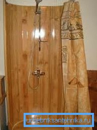 Photo curtain for shower Photo curtain for shower