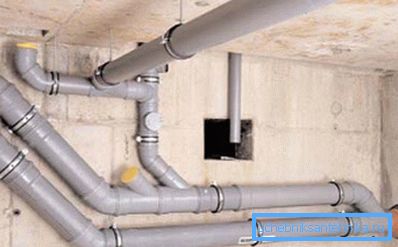 Photos of modern sewer system