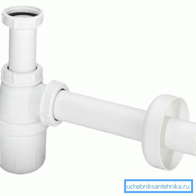 Photo of a standard plastic siphon.