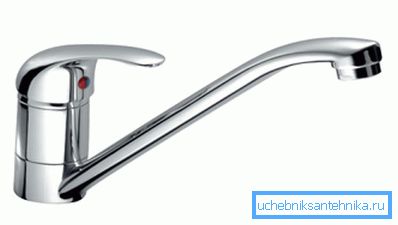 Photo of a standard sink faucet Photo of a standard sink faucet