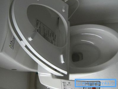 Photo toilet with electric heating Photo toilet with electric heating
