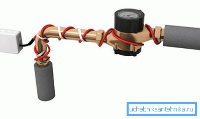 Photo insulated pipe. Photo insulated pipe.