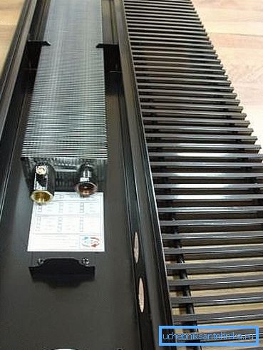 Photo floor convector Photo floor convector