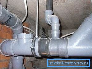 Photos of water from plastic pipes