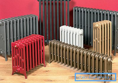 Photo of water heating radiators Photo of water heating radiators