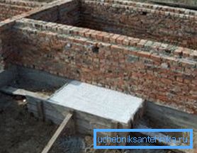The foundation for the fireplace should be provided even when laying the house The foundation for the fireplace should be provided even when laying the house