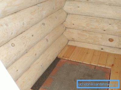 The foundation under the oven The foundation under the oven
