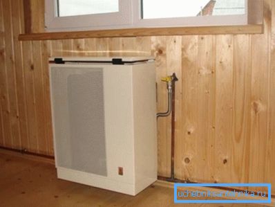 Gas convector.