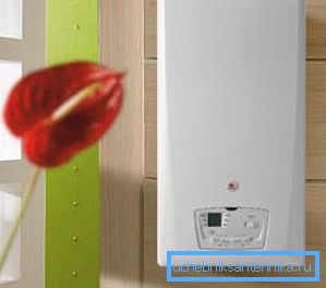 Gas boiler for autonomous heating Gas boiler for autonomous heating