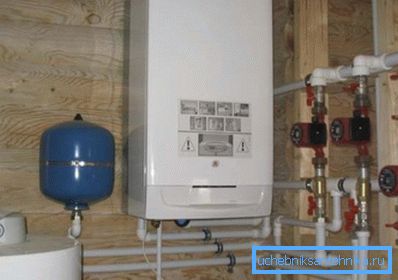 Gas boiler installed in the country Gas boiler installed in the country