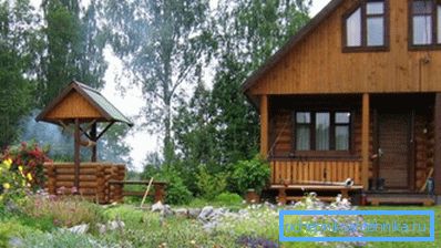 Where to locate a well is a very important task, it will be necessary to balance the load on the groundwater, but it seems that the house is too close to the well in the photo.