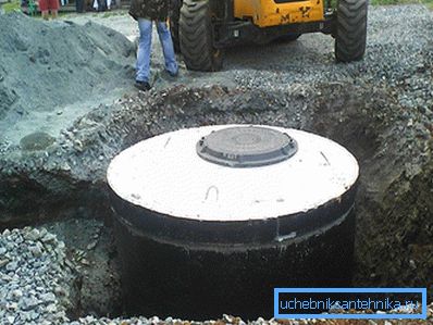 874 Sealed pit of concrete rings