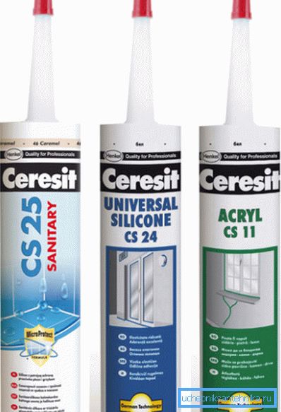 Ceresit sealants deserve the highest acclaim.