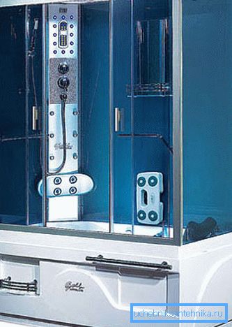 Hydrobox with a rectangular bath Hydrobox with a rectangular bath