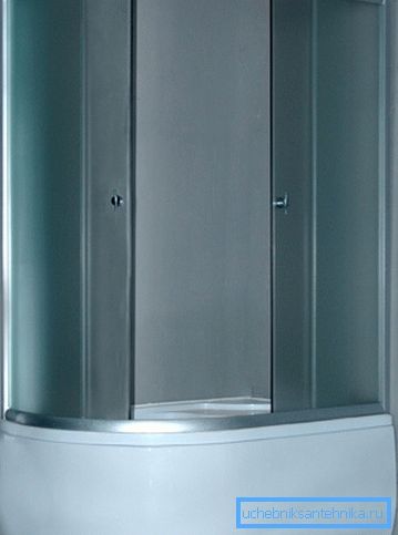 A deep shower tray 120x80 can also be part of a corner, that is, a structure without internal walls A deep shower tray 120x80 can also be part of a corner, that is, a structure without internal walls