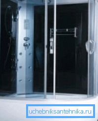 The deep shower tray 120x80 cm can replace the bath