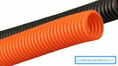 Corrugated pipe pnd DKS with a broach Corrugated pipe pnd DKS with a broach