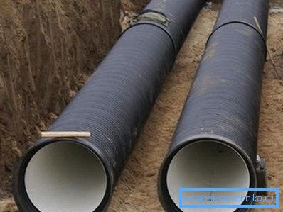 Corrugated PVC outdoor sewer pipe Corrugated PVC outdoor sewer pipe