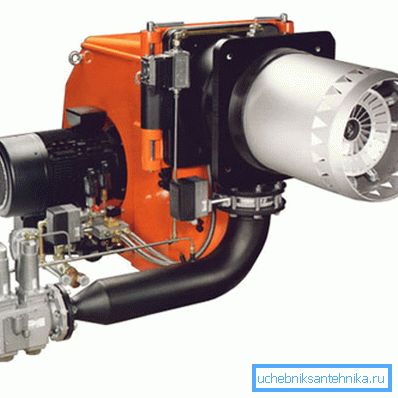The burner can work on a different type of fuel. The burner can work on a different type of fuel.