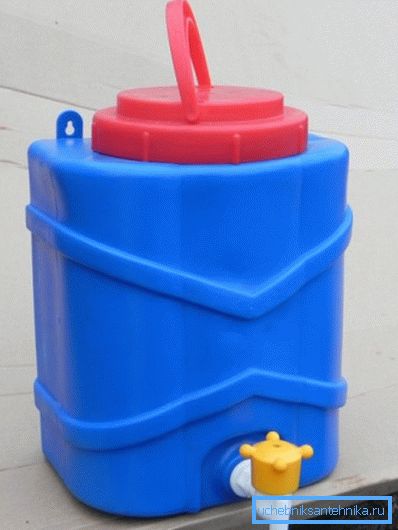 Ready tank with tap Ready tank with tap