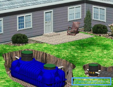 Ready cleaning system for installation on a plot of a country house. Ready cleaning system for installation on a plot of a country house.