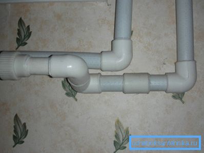 Finished plumbing from polypropylene pipes Finished plumbing from polypropylene pipes