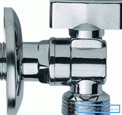 Chrome corner taps for connecting washing machine Rubinetta Chrome corner taps for connecting washing machine Rubinetta