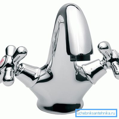 Chrome two-valve device