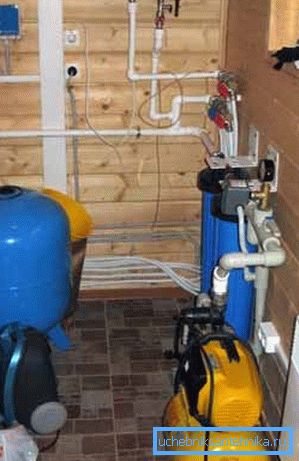 And let the photo not frighten, but the water supply scheme from the well requires the use of a large amount of equipment And let the photo not frighten, but the water supply scheme from the well requires the use of a large amount of equipment