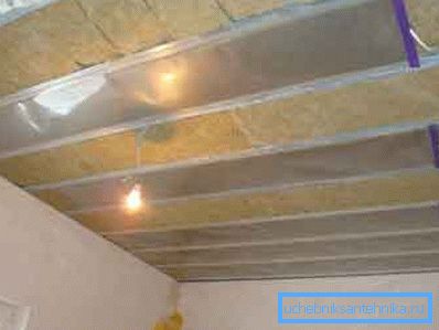 Infrared emitters mounted on the ceiling