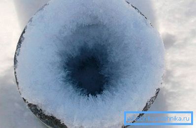906 Frost blocked fan pipe