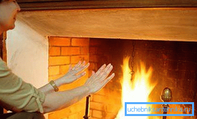Infrared radiation from burning fuel heats nearby objects, which then heat the air Infrared radiation from burning fuel heats nearby objects, which then heat the air