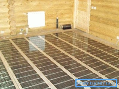 Infrared floor can act as an alternative to central heating Infrared floor can act as an alternative to central heating
