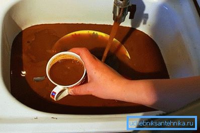 Sometimes tap water can shock