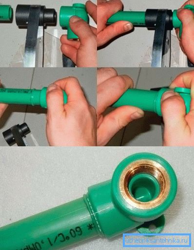The instruction for diffusion welding (soldering) of propylene is quite simple. The instruction for diffusion welding (soldering) of propylene is quite simple.