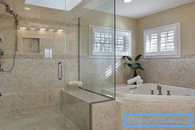 Interesting design of the bathroom and shower in the same room Interesting design of the bathroom and shower in the same room