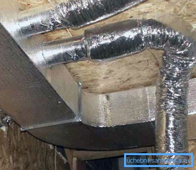 Use of flexible ducts
