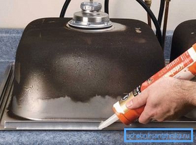 Use silicone sealant