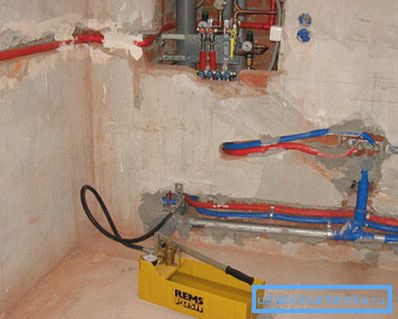 Testing of heating systems in a private house